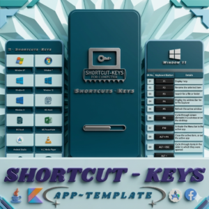 Shortcut-Keys App Template
