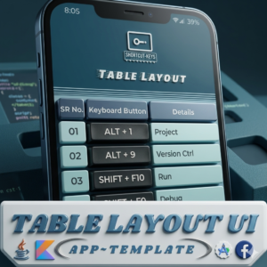 Table Layout UI/UX Template